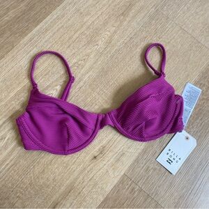 Billabong Womens Bikini Top Tanlines Morgan Underwire